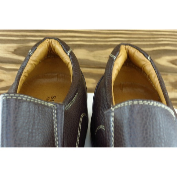 Soft Stags Shoes Sz‎ 10.5 M Brown Loafer Leather Men Dave main image 7